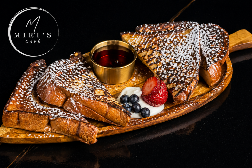 Challah French Toast Kosher Breakfast Miami Beach Miris Cafe