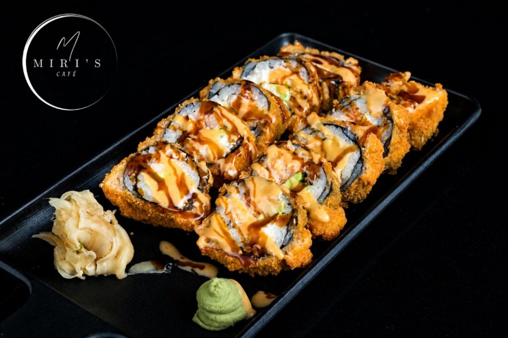 JBA Tempura Roll Kosher Sushi Miami Beach Miris Cafe Restaurant