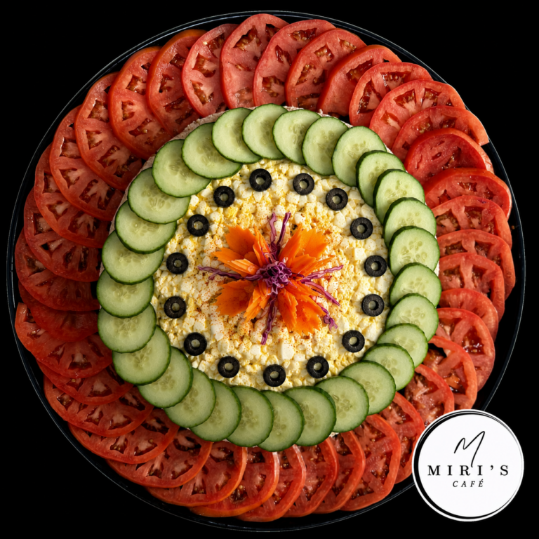 Egg Salad and Veggie Platter
