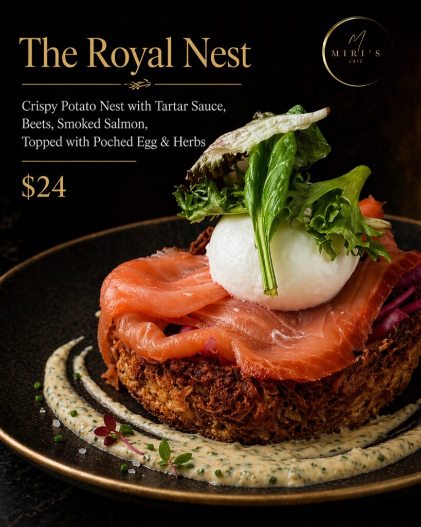 Miris Cafe Miami Beach Kosher Breakfast Royal Nest
