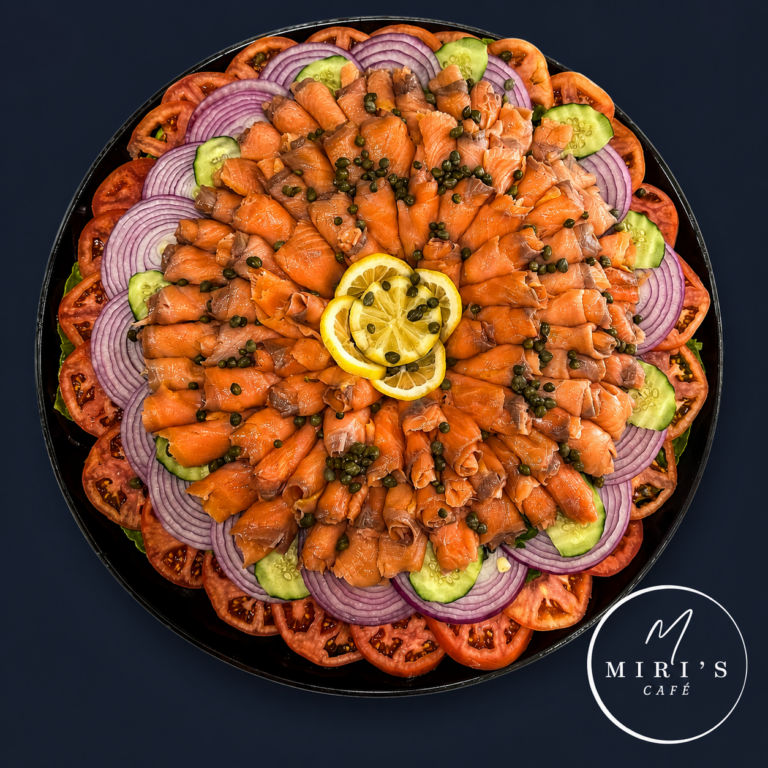 Nova Lox and Veggie Platter
