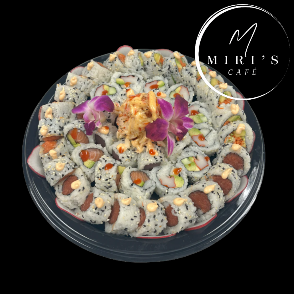 Sushi Basic Platter 6 Rolls 48 Pieces Kosher Sushi Miami Beach Miris Cafe Restaurant