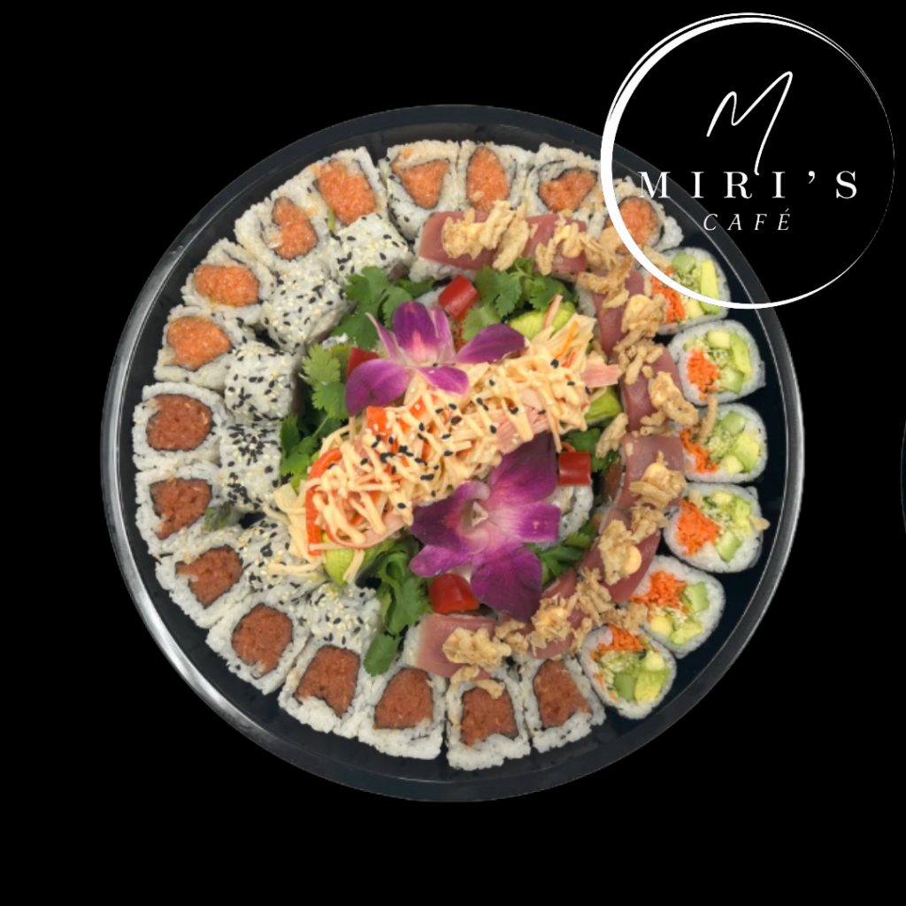 Sushi Prime Platter 6 Rolls 48 Pieces Kosher Sushi Miami Beach Miris Cafe Restaurant