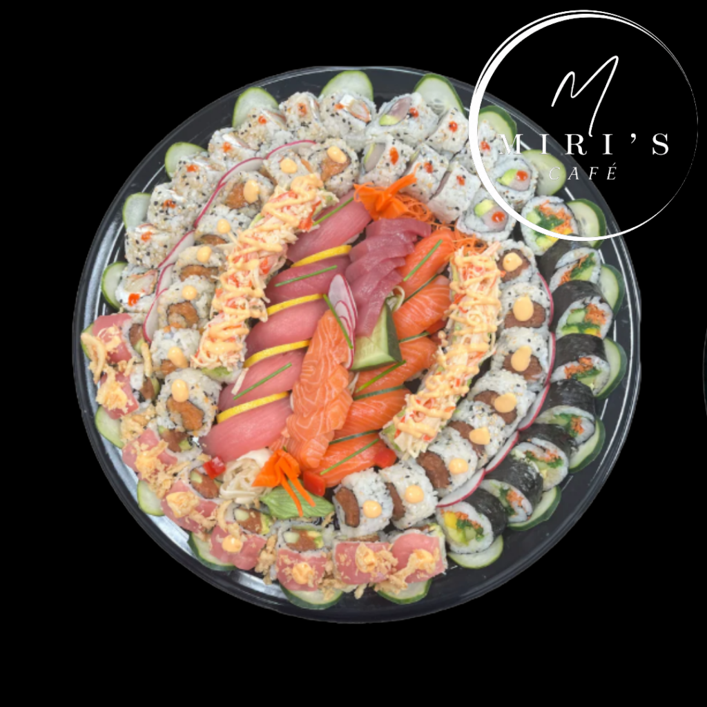 Sushi VIP Platter Nigiri Sashimi Kosher Sushi Miami Beach Miris Cafe Restaurant
