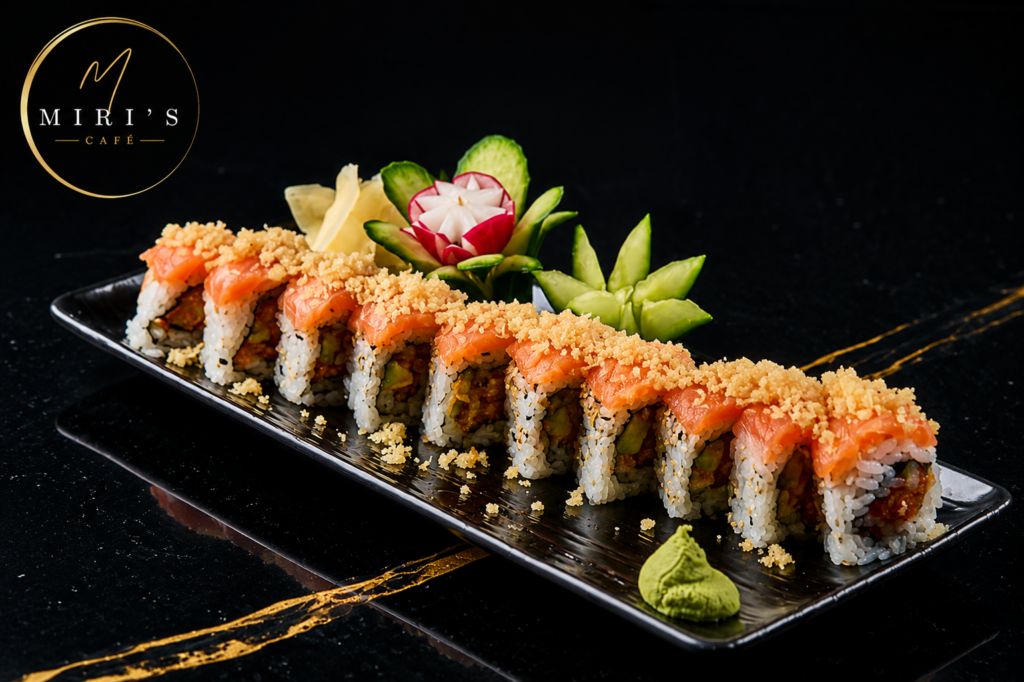 Spicy Crunchy Tuna Roll Kosher Sushi Miami Beach Miris Cafe Restaurant