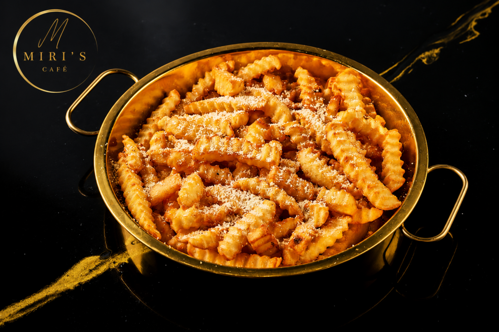 Truffle Fries Parmesan Best Kosher Restaurant Miami Beach Miris Cafe