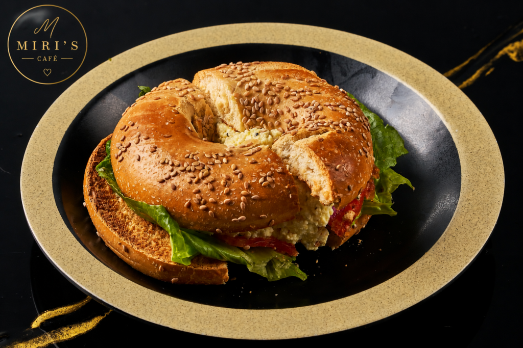 Egg Salad Sandwich Kosher Breakfast Miami Beach Miris Cafe Restaurant